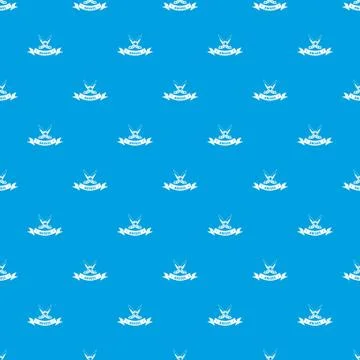 Knive weapon pattern vector seamless blue Stock Illustration