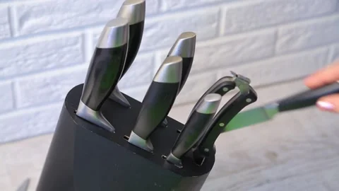 KNIVES 3 Stock Footage 155411739