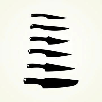 Knives kitchen Stock Illustration