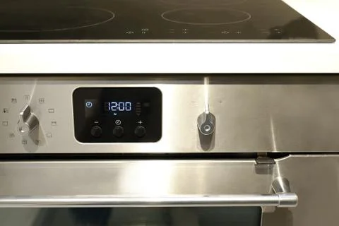 Knob control the position of modes for cooking in the oven. Close-up view from Stock Photos