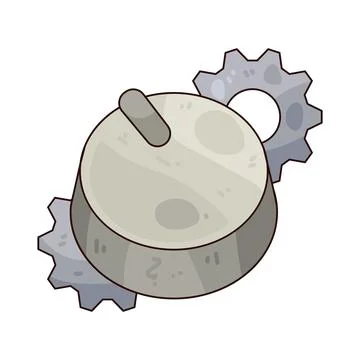 Knob illustration Stock Illustration