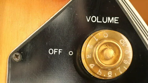 Knob volume 07 HD Stock Footage 696125