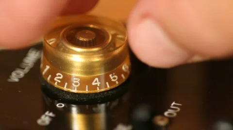 Knob volume 08 HD Stock Footage 696122