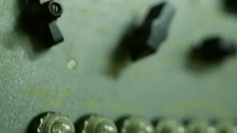Knobs, Bulbs and Meters of Soviet Radio Electronic Devices 動画素材 293745802