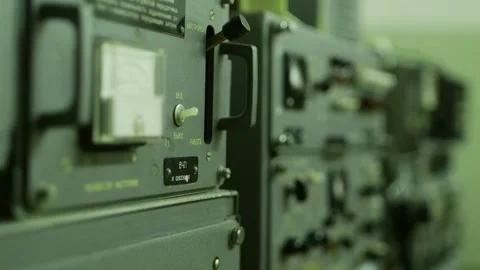 Knobs, Bulbs and Meters of Soviet Radio Electronic Devices 動画素材 293745852