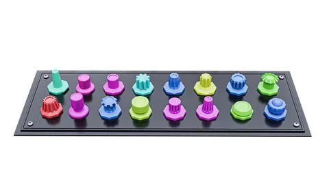 Knobs isolated on white Stock Illustration