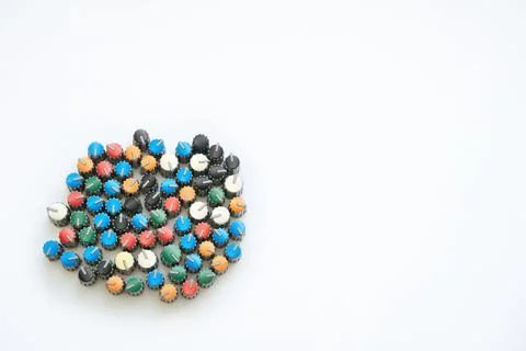 Knobs.Buttons potentiometers for volume,frequencies of mixer,amplifier Foto stock