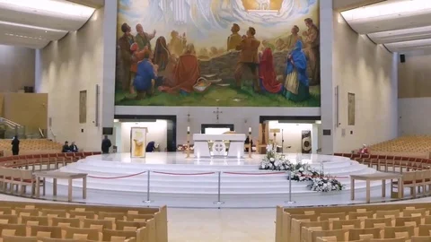 Knock Basilica Co. Mayo, Ireland Stock Footage