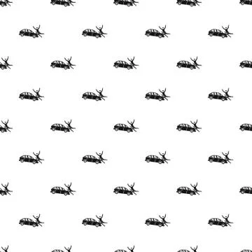 Knock down pattern seamless Stock Illustration