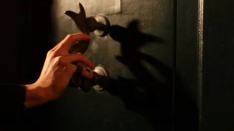 Knock knock Stock Footage 87201341