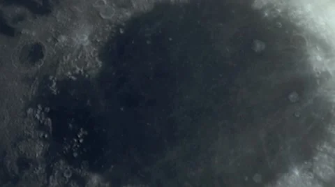 Knock into moon, subjective shot Video stock 53835459