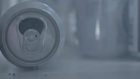 Knocked over can Stock Footage 147753937