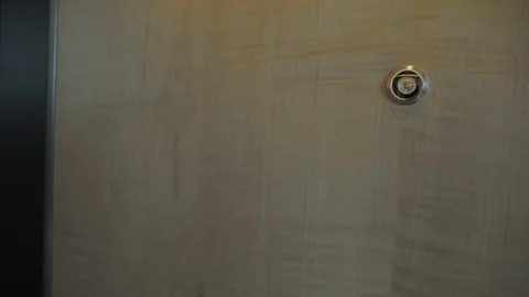 Knocking at the door Stock Footage 93895751