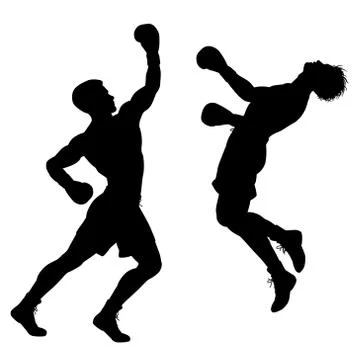 Knockout punch Stock-Illustration