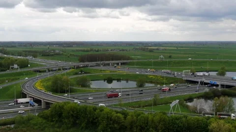 Knooppunt Oudenrijn Stock Footage 247741907