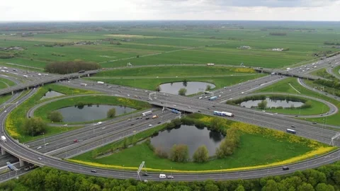 Knooppunt Oudenrijn Stock Footage 247741909