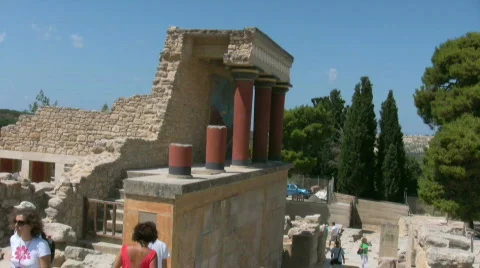Knossos Palace Video stock 505120