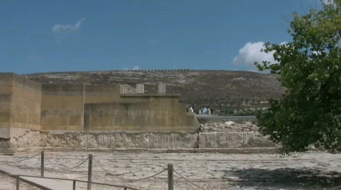 Knossos Palace Stock Footage 505129
