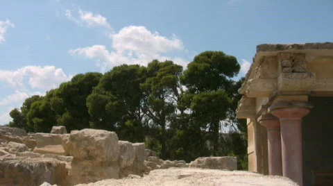 Knossos Palace Video stock 505141