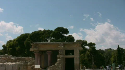 Knossos Palace Video stock 505142