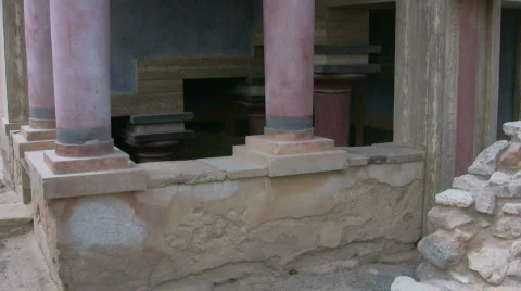 Knossos Palace Video stock 505164