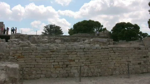 Knossos Palace Video stock 505178