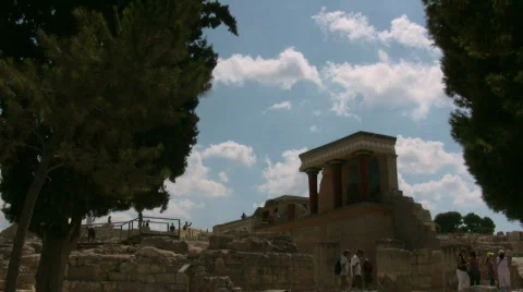 Knossos Palace Stock Footage 507739