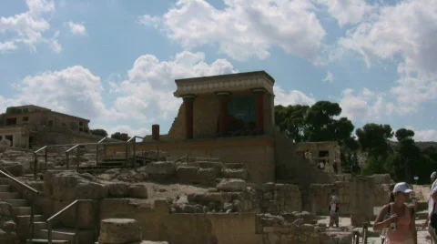 Knossos Palace Stock Footage 507742