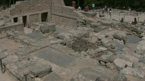 Knossos Palace Stock Footage 507763
