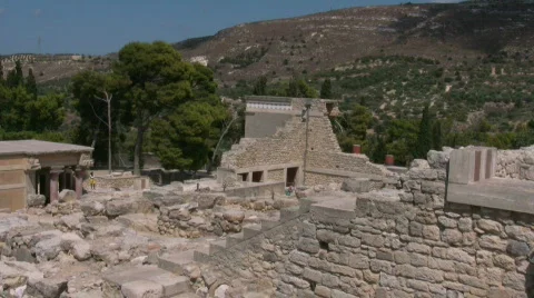 Knossos Palace Stock Footage 507775