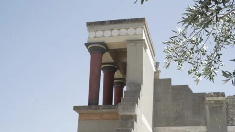 Knossos Palace Stock Footage 183469257