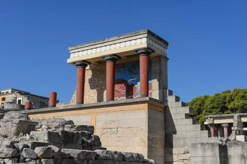 Knossos Palace Stock Photos