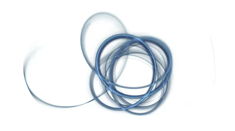 Knot, Blue Thread Stock Footage 37043520