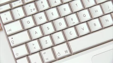 A knot on a flex to a  portable computer, close-up Video stock 11334203