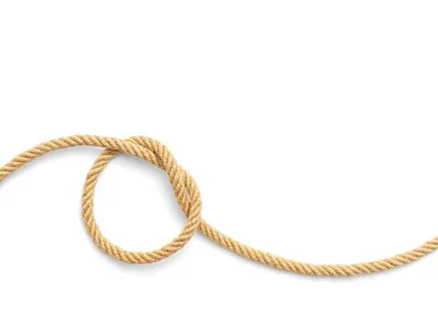 Knot made of rope Stock Photos