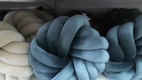 Knot Pillow Stock Footage 339597887