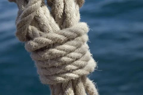 Knot on a rope Stock Photos