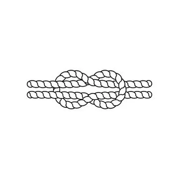 Knot. Vector illustration Illustrazione stock