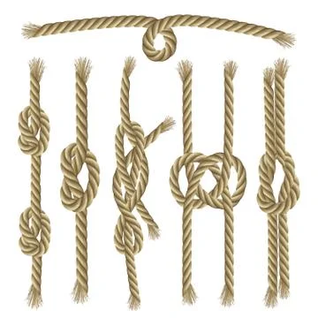 Knots Collection Set Stock Illustration