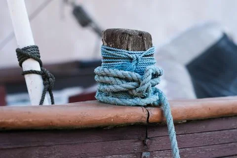 Knots on a ship Stock Photos