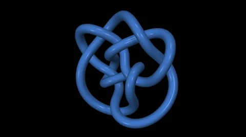Knotted mathematical structure Vidéo 64803500