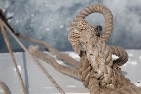 Knotted rope Stock Photos