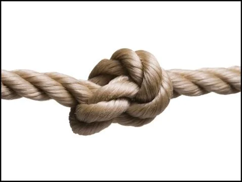 Knotted rope Stock Photos