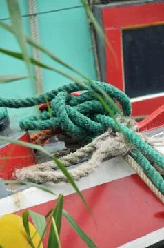 Knotted ropes Stock Photos