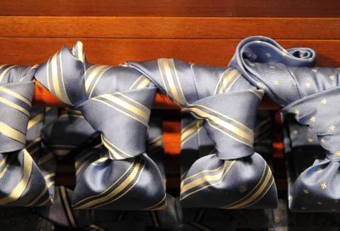Knotted ties Stock Photos