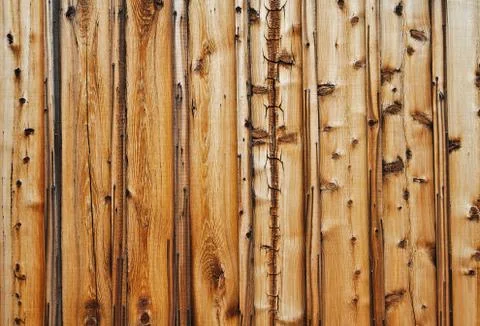 Knotty wood wall Stock Photos