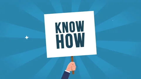 Know how animation Stock Footage 178258522