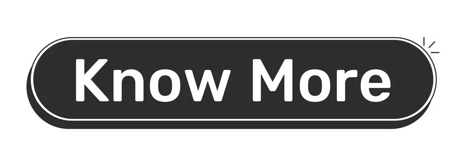Know more rounded modern black UI element 스톡 일러스트