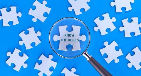 KNOW THE RULES MAVI Stock Photos