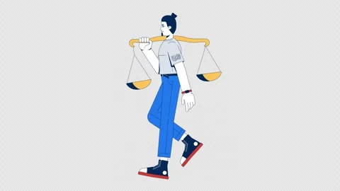 Know your rights 2D animation Stock Footage 316141376